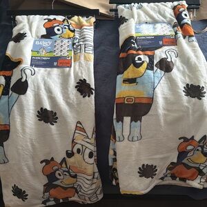 Bluey halloween blanket